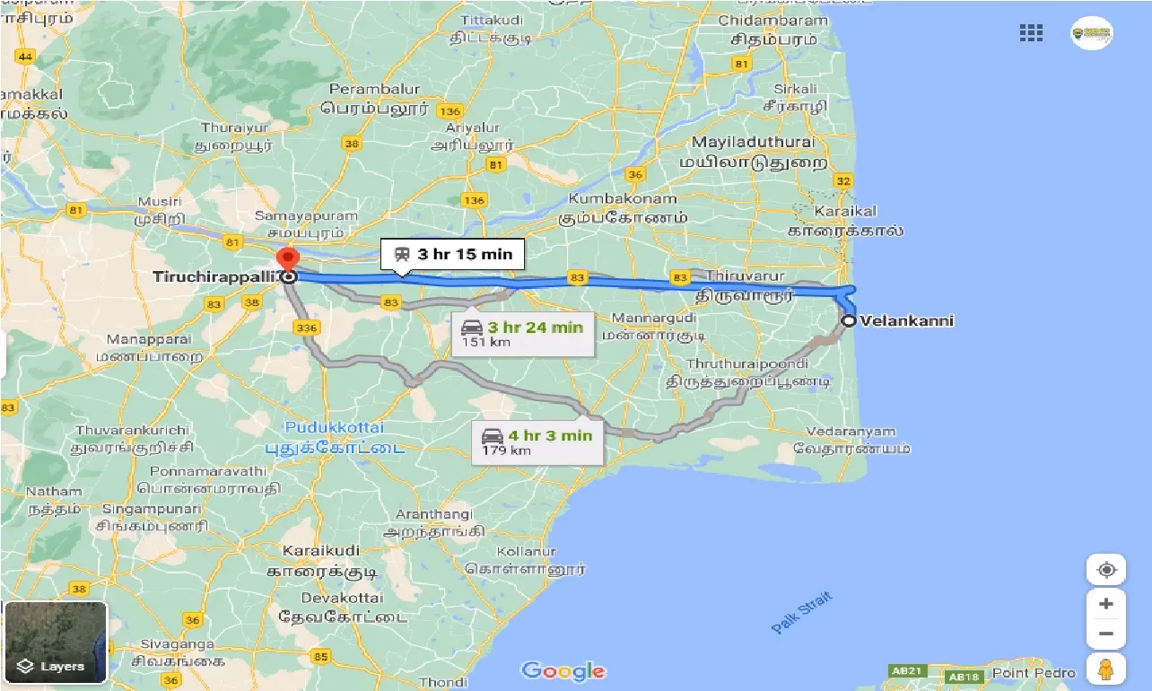 How to get from Kochi to Velankanni?
