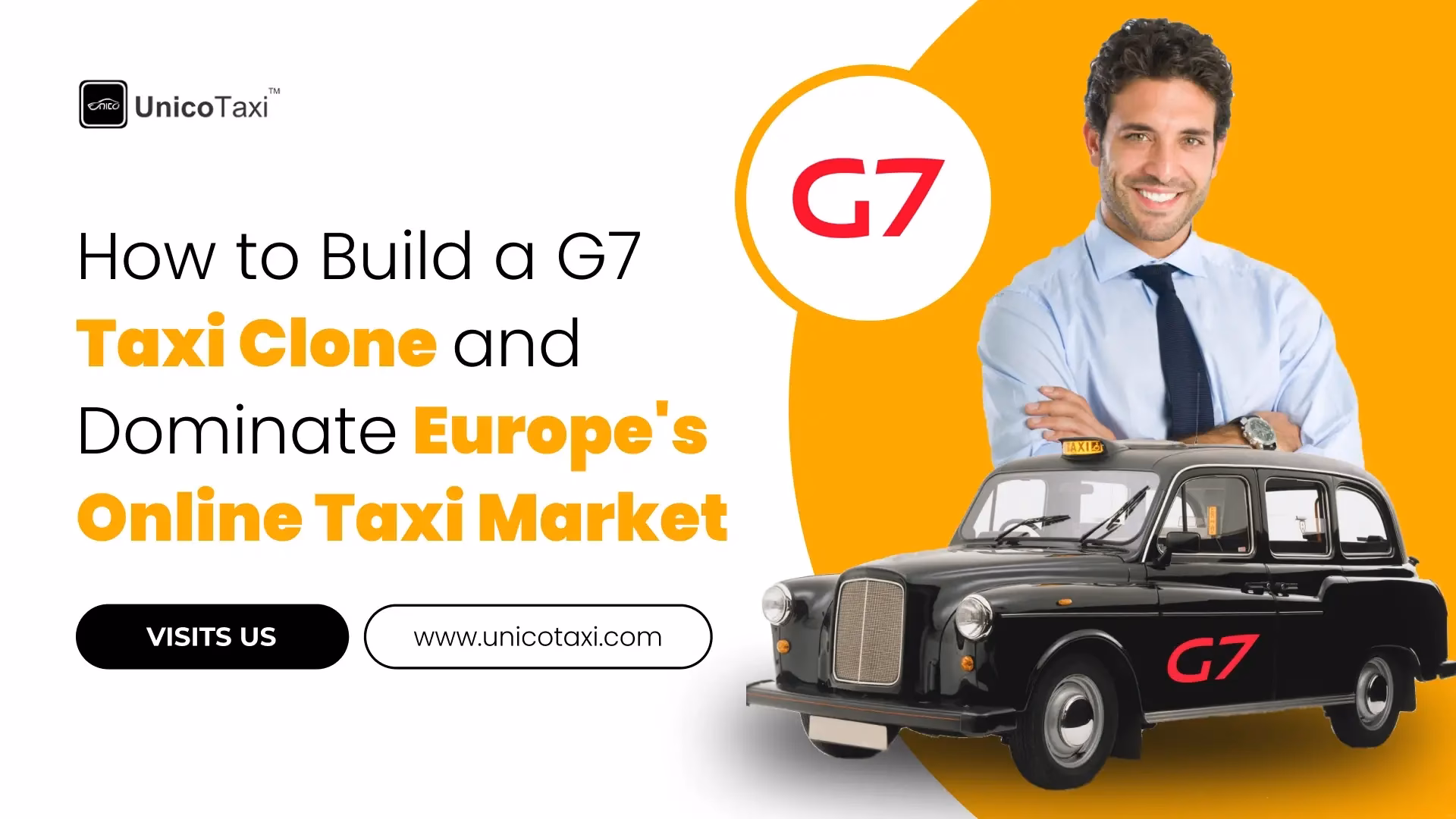 How does unicotaxi's taxi booking app work?