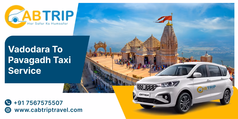 How far is Vadodara to Pavagadh from CCR?