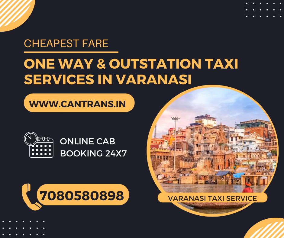 How to travel from Varanasi airport to outstation location?