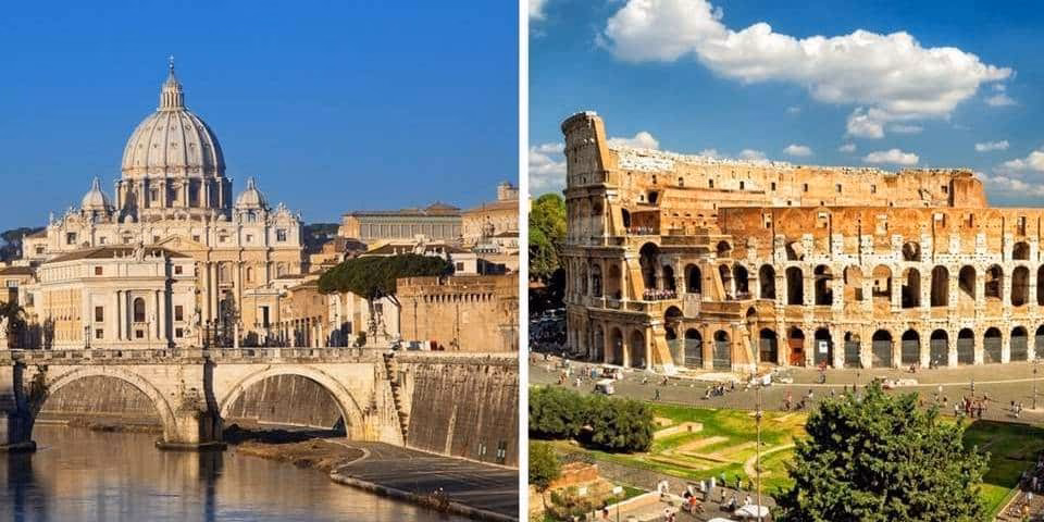 Is there a train from Colosseo to Vatican City?