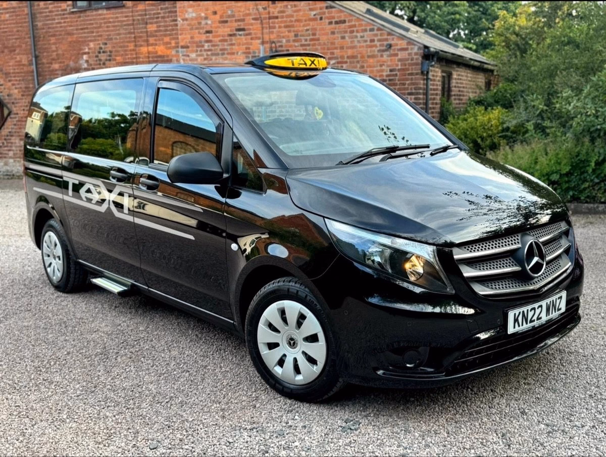 How many vito taxis are built by Penso?