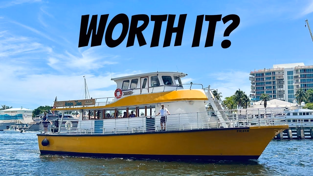 What to do along the Fort Lauderdale water taxi route?