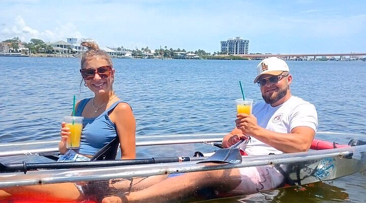 Does inlet shores offer a private Tiki boat?