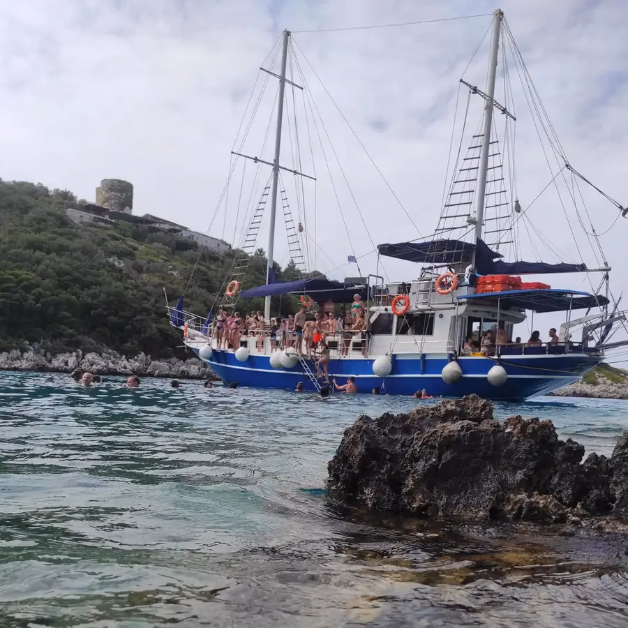 What was the day trip from Parga to Antipaxos & Paxos like?