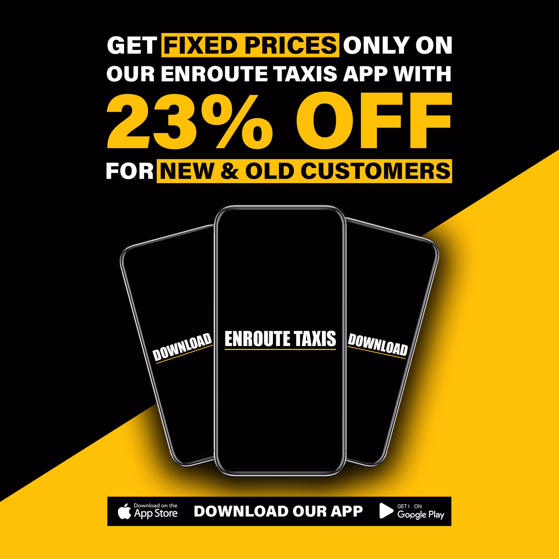 Who can use Enroute Taxis?