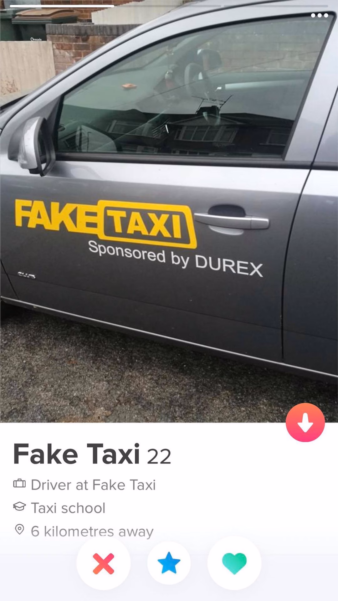 What is a fake taxi logo?
