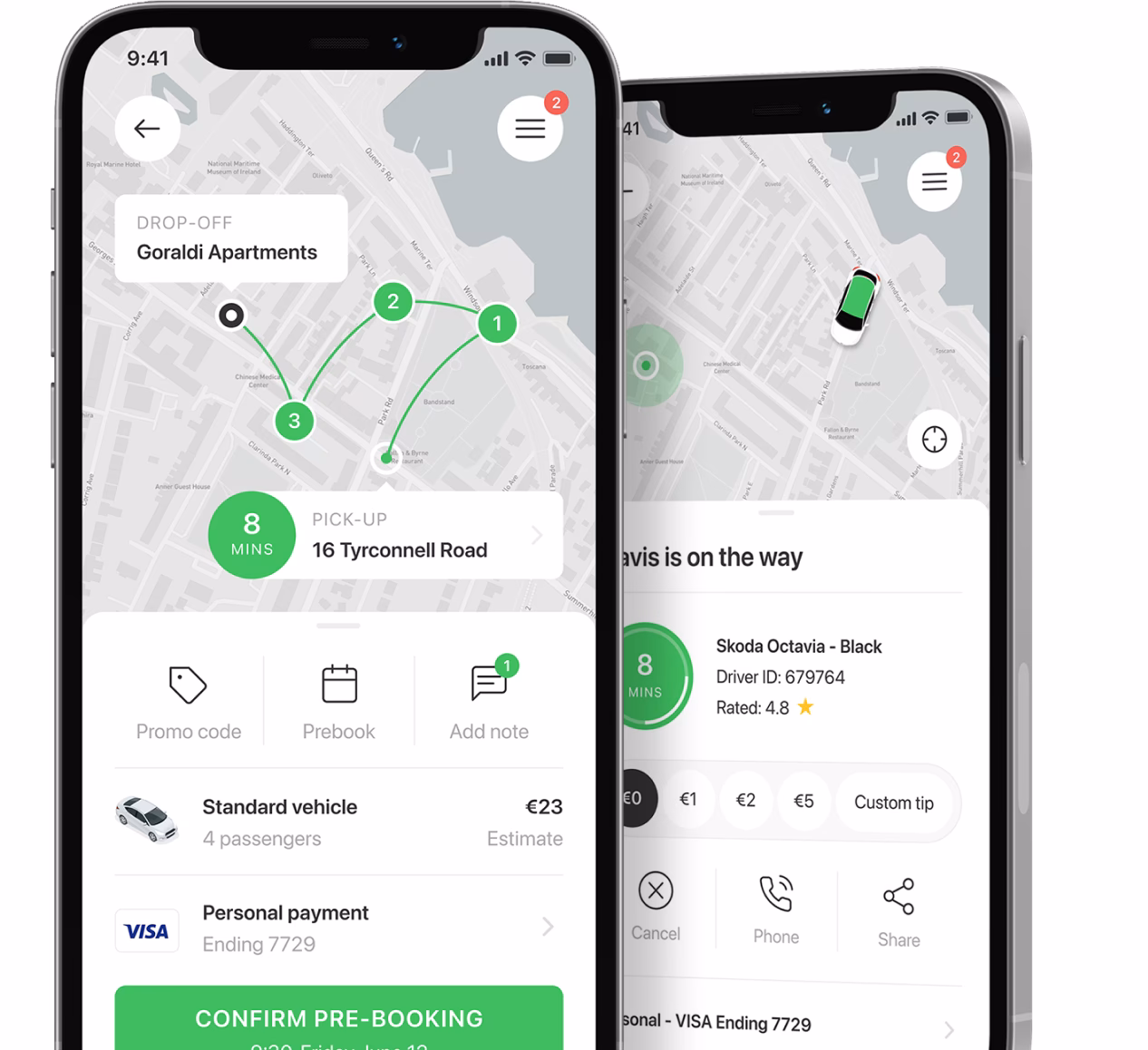 What is the iCabbi driver app?