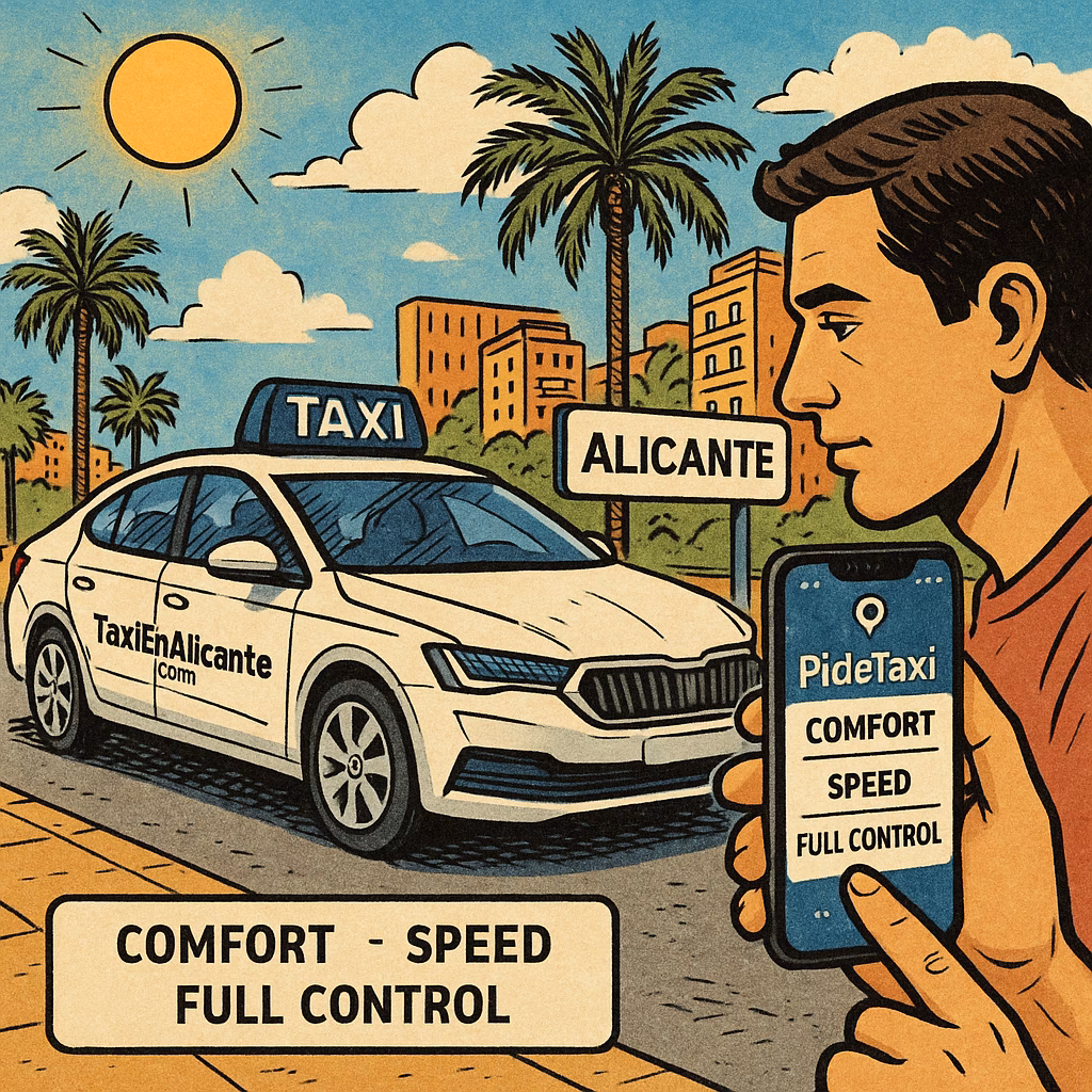 How to take a radio taxi in Alicante?