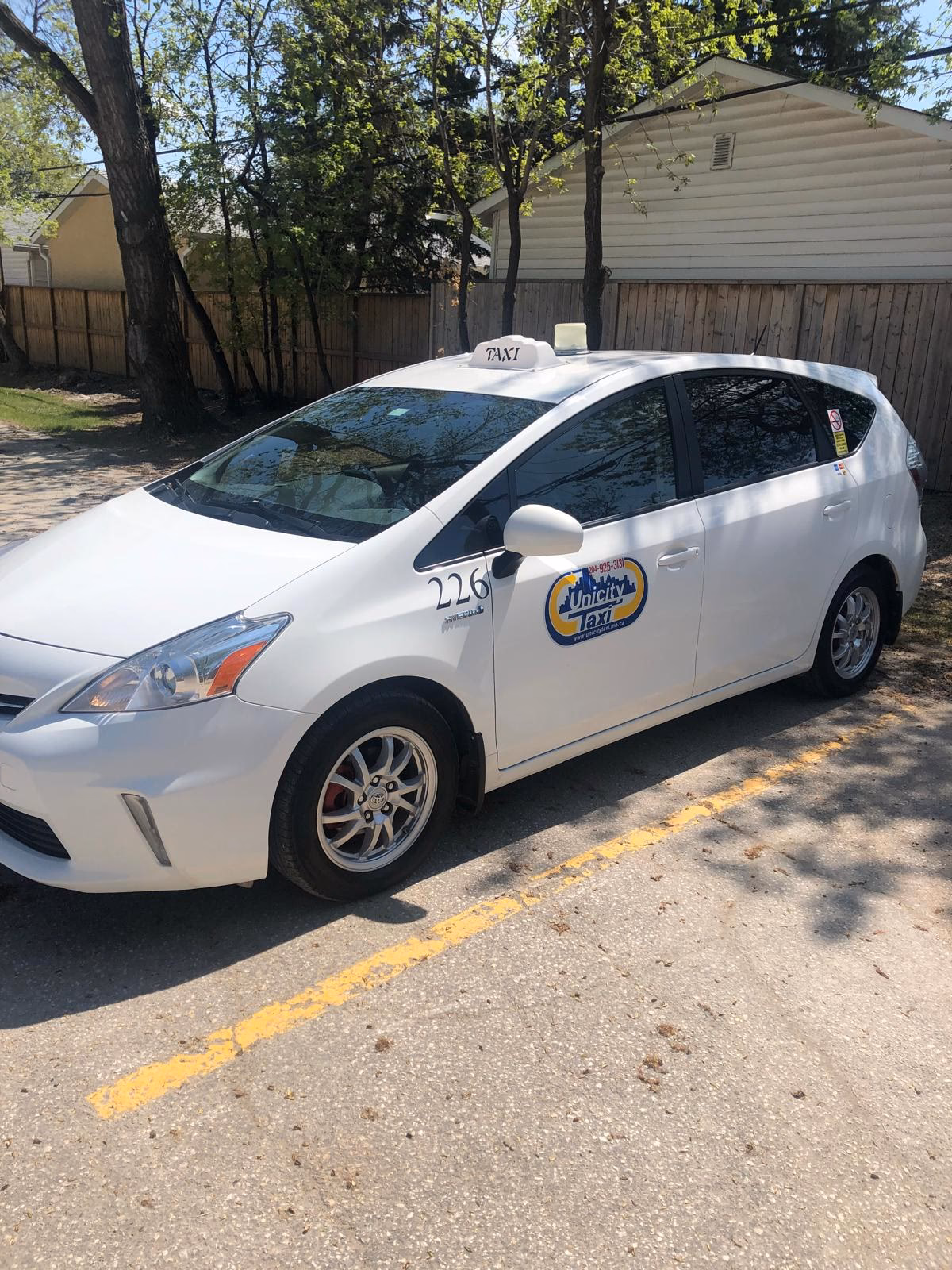 Who are all white taxis?