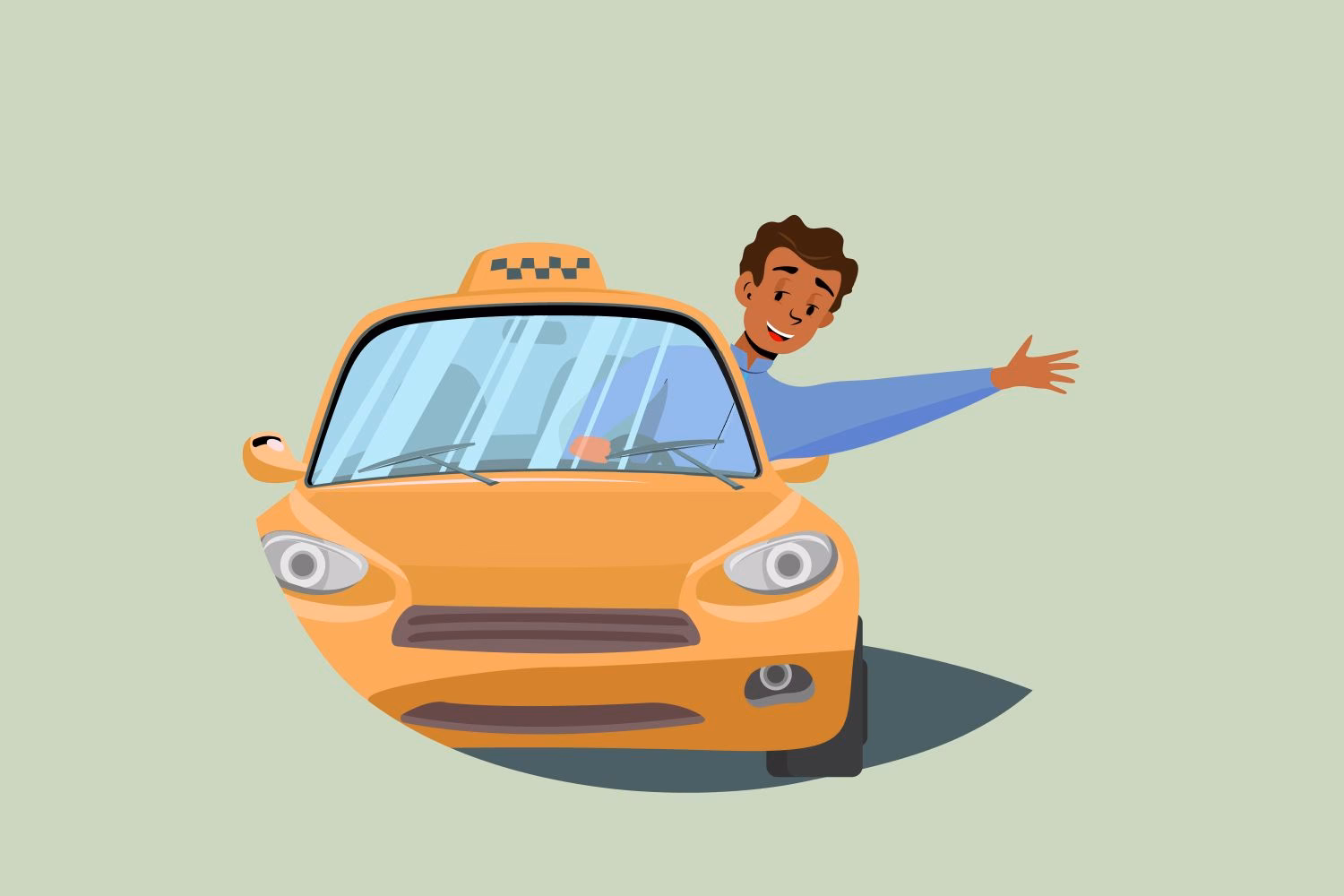 What does a call for a taxi mean?