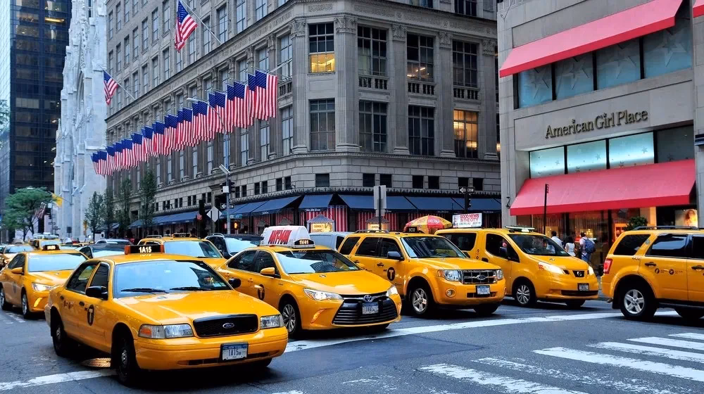 Wie viele gelbe Taxis gibt es in Manhattan?