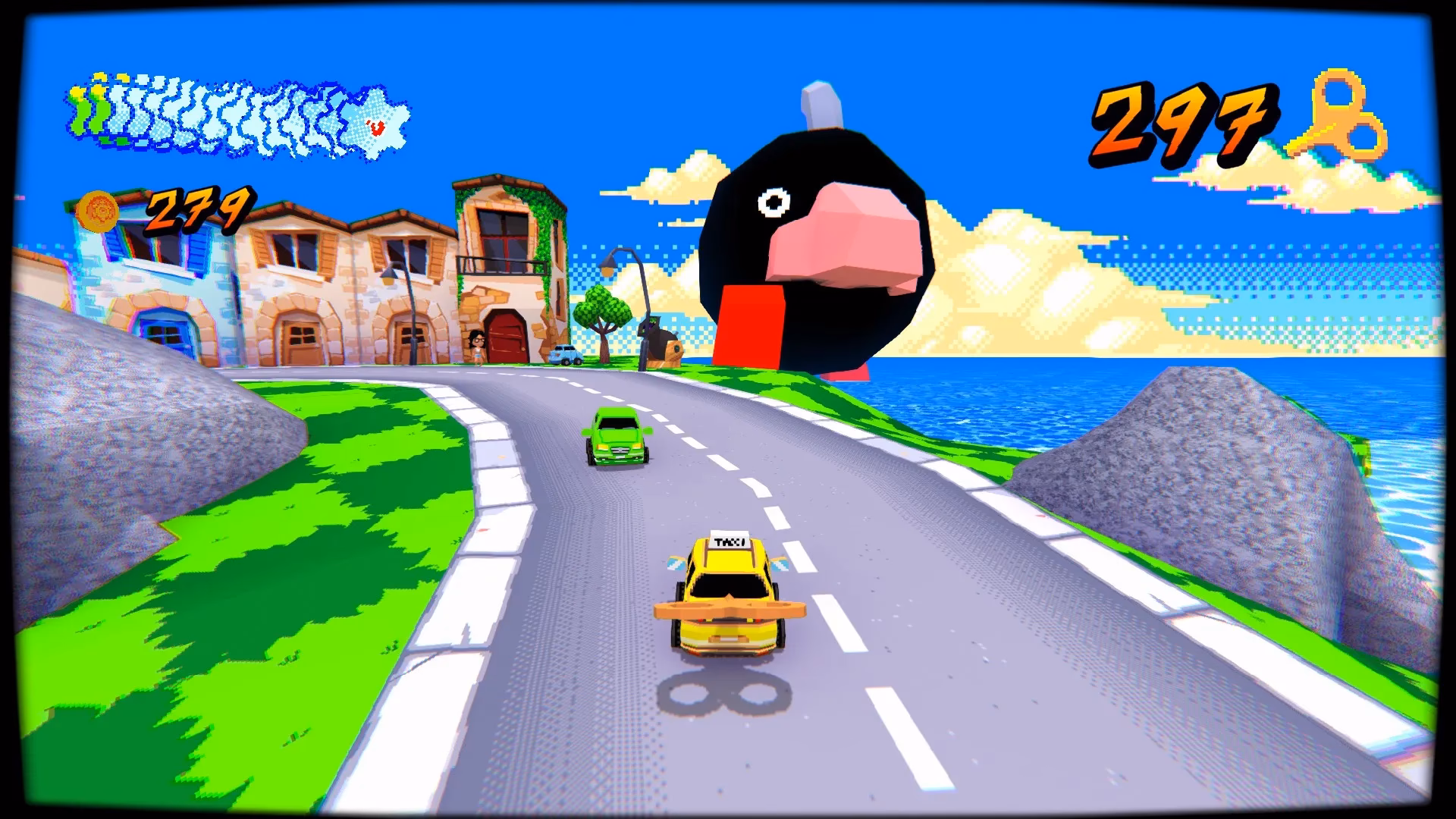 Does yellow taxi goes Vroom have a gym?