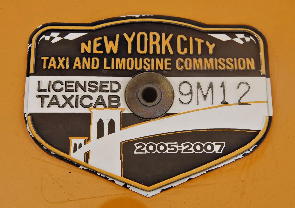 What is a taxi medallion?