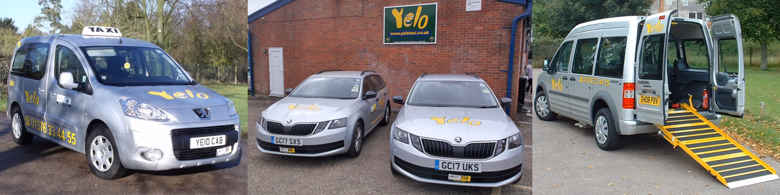 Where can I find a Yelo taxi in Braintree?